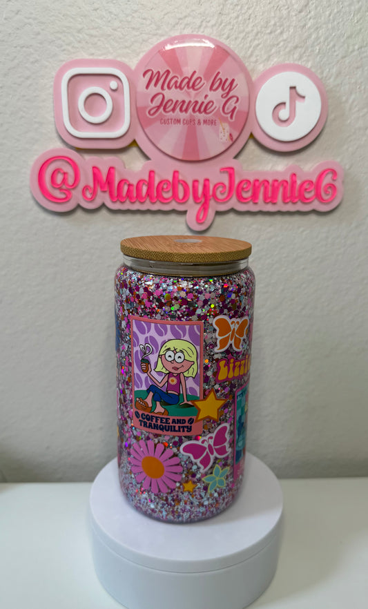 16oz Lizzie Snow Globe Cup