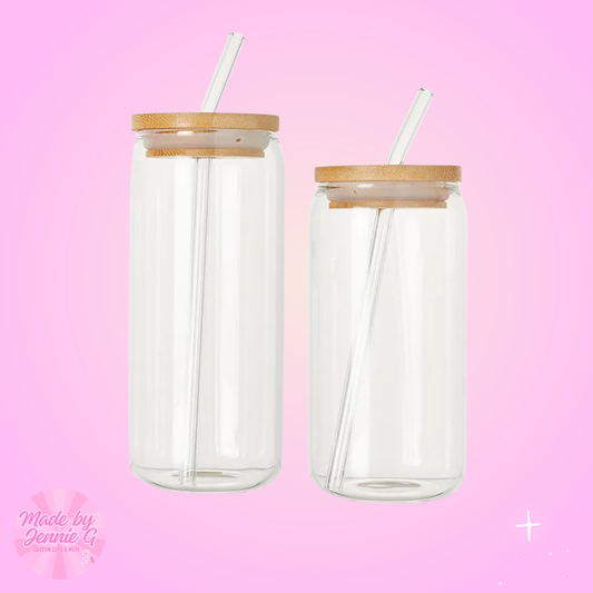 16oz/ 20oz Glass Cup (Not a snow globe)